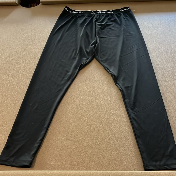 PLT PRETTY LITTLE THING Black Stretch Joggers - Size US 12 - Picture 5 of 10